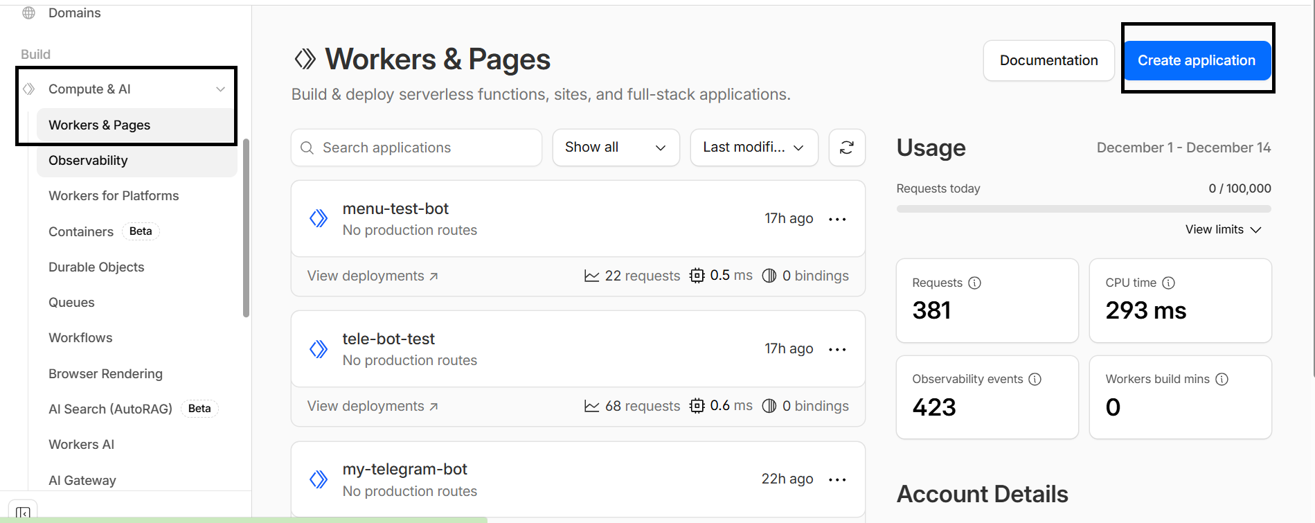 Cloudflare Workers Step 1